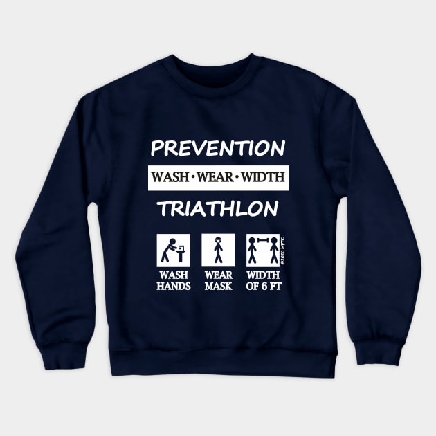 Quarantine, Social Distance, Pandemic, Prevention Tee Crewneck Sweatshirt by March Forth Travel Club